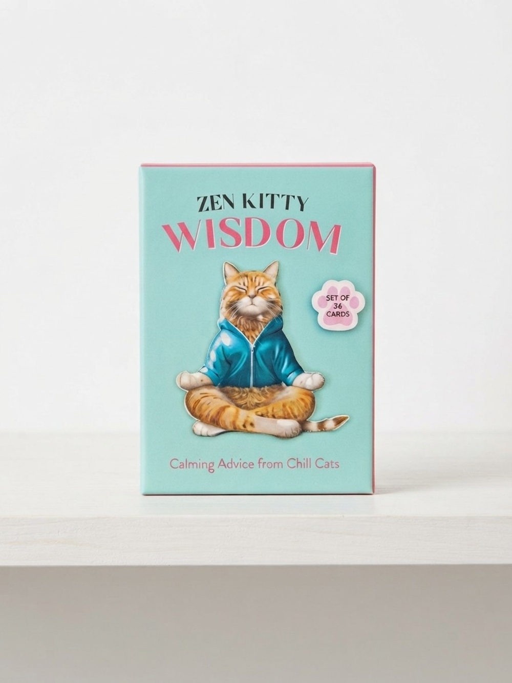 NWT Zen Kitty Wisdom Card Deck by Eccolo